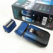 Електробритва-шейвер VGR V-362 чоловіча професійна для сухого гоління з тримером. Колір: синій. Зображення №2