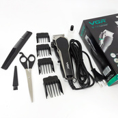 Машинка для стрижки VGR V-130 проводная профессиональная с насадками для окантовки триммер для волос. Изображение №13 Машинка для стрижки VGR V-130 проводная профессиональная с насадками для окантовки триммер для волос. Изображение №13