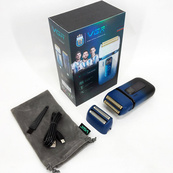 Електробритва-шейвер VGR V-362 чоловіча професійна для сухого гоління з тримером. Колір: синій. Зображення №6