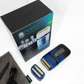 Електробритва-шейвер VGR V-362 чоловіча професійна для сухого гоління з тримером. Колір: синій. Зображення №8