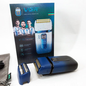 Електробритва-шейвер VGR V-362 чоловіча професійна для сухого гоління з тримером. Колір: синій. Зображення №10