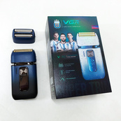 Електробритва-шейвер VGR V-362 чоловіча професійна для сухого гоління з тримером. Колір: синій. Зображення №15