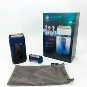 Електробритва-шейвер VGR V-362 чоловіча професійна для сухого гоління з тримером. Колір: синій. Зображення №23