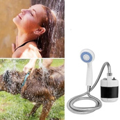 Душ акумуляторний туристичний портативний похідний мобільний душ Portable Outdoor Shower. Зображення №8