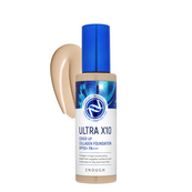 Тональна основа для обличчя Enough Ultra X10 Cover Up Collagen 100 мл, № 21 Бежева. Зображення №2
