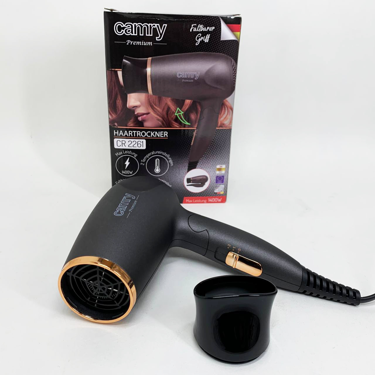 Фен дорожній складаний Camry CR 2261 1200Вт Фен дорожній складаний Camry CR 2261 1200Вт