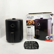 Аэрофритюрница аэрогриль Adler AD 6310 2200Вт 3 литра съемная решетка автоматическое отключение. Изображение №2 Аэрофритюрница аэрогриль Adler AD 6310 2200Вт 3 литра съемная решетка автоматическое отключение. Изображение №2