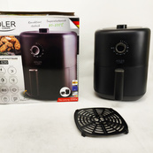 Аэрофритюрница аэрогриль Adler AD 6310 2200Вт 3 литра съемная решетка автоматическое отключение. Изображение №3 Аэрофритюрница аэрогриль Adler AD 6310 2200Вт 3 литра съемная решетка автоматическое отключение. Изображение №3