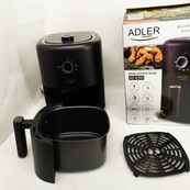 Аэрофритюрница аэрогриль Adler AD 6310 2200Вт 3 литра съемная решетка автоматическое отключение. Изображение №8 Аэрофритюрница аэрогриль Adler AD 6310 2200Вт 3 литра съемная решетка автоматическое отключение. Изображение №8