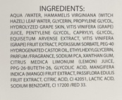 Антиоксидантий тонік для обличчя Uva Rossa VITAPELLE 200мл. Зображення №2