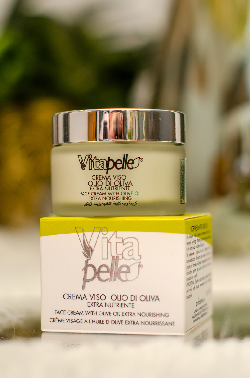 Крем для обличчя з маслом оливи VITAPELLE 50мл Крем для обличчя з маслом оливи VITAPELLE 50мл