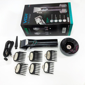 Профессиональная беспроводная машинка для стрижки VGR V-682 триммер для волос, бороды и усов на подставке. Изображение №8