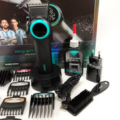 Профессиональная машинка для стрижки волос VGR V-001 с дисплеем 9000 об/мин и 10 насадками (1,5-24 мм). Изображение №10