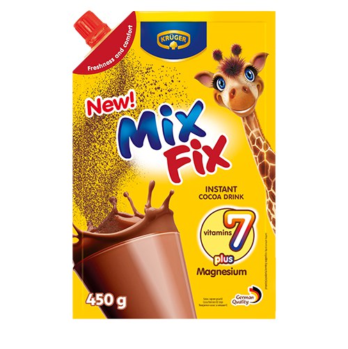 Напій шоколадний Kruger Mix Fix 450 г Напій шоколадний Kruger Mix Fix 450 г
