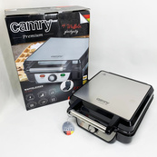 Вафельниця електрична Camry CR 3025 1500Вт для бельгійських віденських вафель з терморегулятором 4 форми. Зображення №3