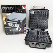 Вафельниця електрична Camry CR 3025 1500Вт для бельгійських віденських вафель з терморегулятором 4 форми. Зображення №5