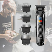 Машинка для стрижки волосся триммер VGR V-972 професійна з насадками акумуляторна USB. Зображення №3