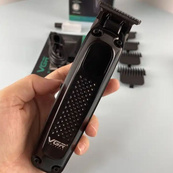 Машинка для стрижки волосся триммер VGR V-972 професійна з насадками акумуляторна USB. Зображення №7
