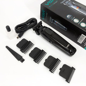 Машинка для стрижки волосся триммер VGR V-972 професійна з насадками акумуляторна USB. Зображення №12