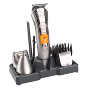 Набір для стрижки Pro Gemei GM-580 тример 7в1 для стрижки волосся, гоління бороди, для носа та вух, стайлер. Зображення №4
