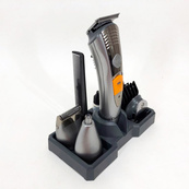 Набір для стрижки Pro Gemei GM-580 тример 7в1 для стрижки волосся, гоління бороди, для носа та вух, стайлер. Зображення №8