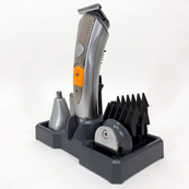 Набір для стрижки Pro Gemei GM-580 тример 7в1 для стрижки волосся, гоління бороди, для носа та вух, стайлер. Зображення №9