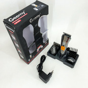 Набір для стрижки Pro Gemei GM-580 тример 7в1 для стрижки волосся, гоління бороди, для носа та вух, стайлер. Зображення №11