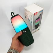 Портативна колонка TG644 5W з RGB підсвічуванням та ремінцем, Бездротова колонка потужна. Колір: зелений. Зображення №2