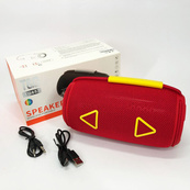 Bluetooth-колонка TG657 з RGB підсвічуванням 1500 mAh, бездротова колонка портативна потужна. Колір: червоний. Зображення №10