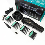 Машинка для стрижки волос VGR V-269 (профессиональная) с дисплеем и 4 насадками, окантовочная машинка. Изображение №2