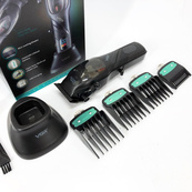 Машинка для стрижки волос VGR V-269 (профессиональная) с дисплеем и 4 насадками, окантовочная машинка. Изображение №10