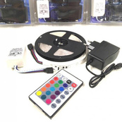 Світлодіодна стрічка SMD 5050 RGB LED 5 м IP65 з пультом та блоком живлення 220v, 5м, Стрічка світлодіодна 5050. Зображення №18 Світлодіодна стрічка SMD 5050 RGB LED 5 м IP65 з пультом та блоком живлення 220v, 5м, Стрічка світлодіодна 5050. Зображення №18