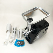 Мясорубка электрическая электромясорубка Rainberg RB-676 с соковыжималкой 3800W, мясорубка для томатов. Изображение №4