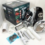 Мясорубка Rainberg RB-675 3800 Вт с соковыжималкой, мясорубка электрическая металл. Цвет: черный. Изображение №7 Мясорубка Rainberg RB-675 3800 Вт с соковыжималкой, мясорубка электрическая металл. Цвет: черный. Изображение №7