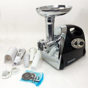 Мясорубка Rainberg RB-675 3800 Вт с соковыжималкой, мясорубка электрическая металл. Цвет: черный. Изображение №12 Мясорубка Rainberg RB-675 3800 Вт с соковыжималкой, мясорубка электрическая металл. Цвет: черный. Изображение №12