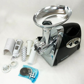 Мясорубка Rainberg RB-675 3800 Вт с соковыжималкой, мясорубка электрическая металл. Цвет: черный. Изображение №13 Мясорубка Rainberg RB-675 3800 Вт с соковыжималкой, мясорубка электрическая металл. Цвет: черный. Изображение №13