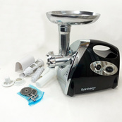Мясорубка Rainberg RB-675 3800 Вт с соковыжималкой, мясорубка электрическая металл. Цвет: черный. Изображение №14 Мясорубка Rainberg RB-675 3800 Вт с соковыжималкой, мясорубка электрическая металл. Цвет: черный. Изображение №14