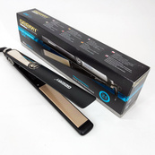 Выпрямитель-утюжок для волос Gemei GM-416. Цвет: черный. Изображение №6