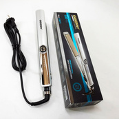 Випрямляч-праска для волосся Gemei GM-416. Колір: білий. Зображення №5