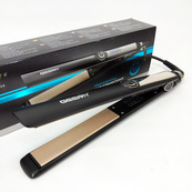 Выпрямитель-утюжок для волос Gemei GM-416. Цвет: черный. Изображение №11