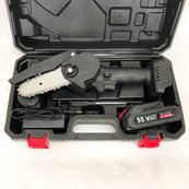 Міні пила 15см акумуляторна з двома акумуляторами в кейсі, акумуляторна мініпила сучкоріз. Зображення №2