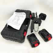 Міні пила 15см акумуляторна з двома акумуляторами в кейсі, акумуляторна мініпила сучкоріз. Зображення №4