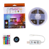 Светодиодная лента USB 6060 5м с динамическими режимами Светодиодное RGB освещение на самоклейке с пультом. Зображення №4 Светодиодная лента USB 6060 5м с динамическими режимами Светодиодное RGB освещение на самоклейке с пультом. Зображення №4