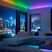 Світлодіодна стрічка 5050 RGB LED USB 5 м IP65 з пультом, 5м, Стрічка світлодіодна 5050. Зображення №2 Світлодіодна стрічка 5050 RGB LED USB 5 м IP65 з пультом, 5м, Стрічка світлодіодна 5050. Зображення №2