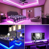 Світлодіодна стрічка 5050 RGB LED USB 5 м IP65 з пультом, 5м, Стрічка світлодіодна 5050. Зображення №23 Світлодіодна стрічка 5050 RGB LED USB 5 м IP65 з пультом, 5м, Стрічка світлодіодна 5050. Зображення №23