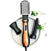 Фен Щітка Gemei Gm-4828 Браш Стайлер гребінець Для Брашинга, Фен щітка 3 в 1, Фен браш Gemei. Зображення №14