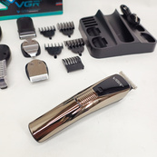 Машинка для стрижки VGR V-029 волосся та бороди акумуляторна триммер. Зображення №5