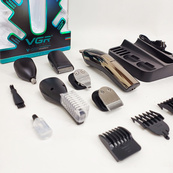 Машинка для стрижки VGR V-029 волосся та бороди акумуляторна триммер. Зображення №7