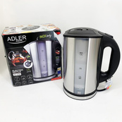 Чайник електричний з нержавіючої сталі Adler AD 1216 1.7L 2200Вт. Зображення №6 Чайник електричний з нержавіючої сталі Adler AD 1216 1.7L 2200Вт. Зображення №6