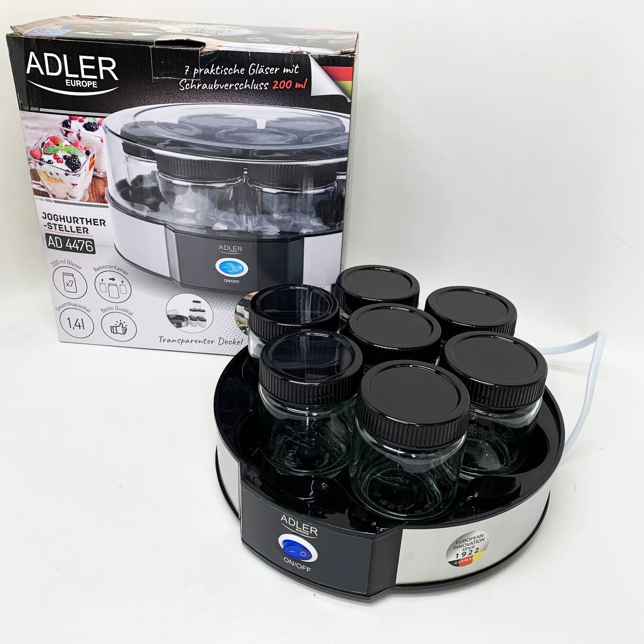 Йогуртниця Adler AD 4476 Йогуртниця Adler AD 4476